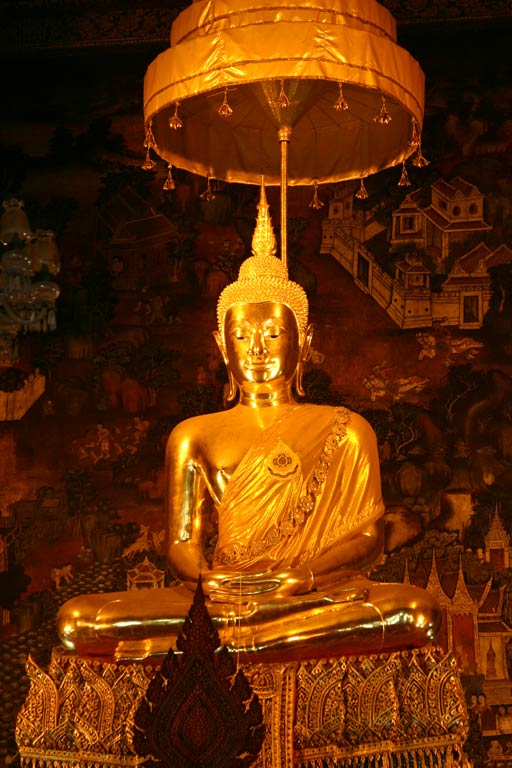Будда. (Таиланд. Бангкон. Храм. комп. Лежащего Будды.   Фото Лимарева Олега.)