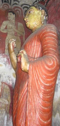 Будда.(Средневековая скульптура) Джамбула. Шри Ланке. Фото Лимарева В.Н.