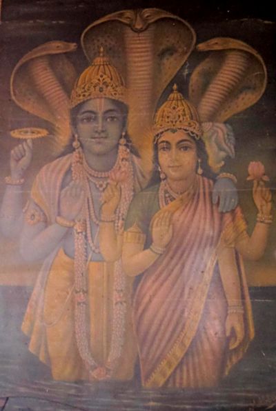 Вишну и его жена Лакшми. Шри-Ланка Фото Лимарева В.Н.